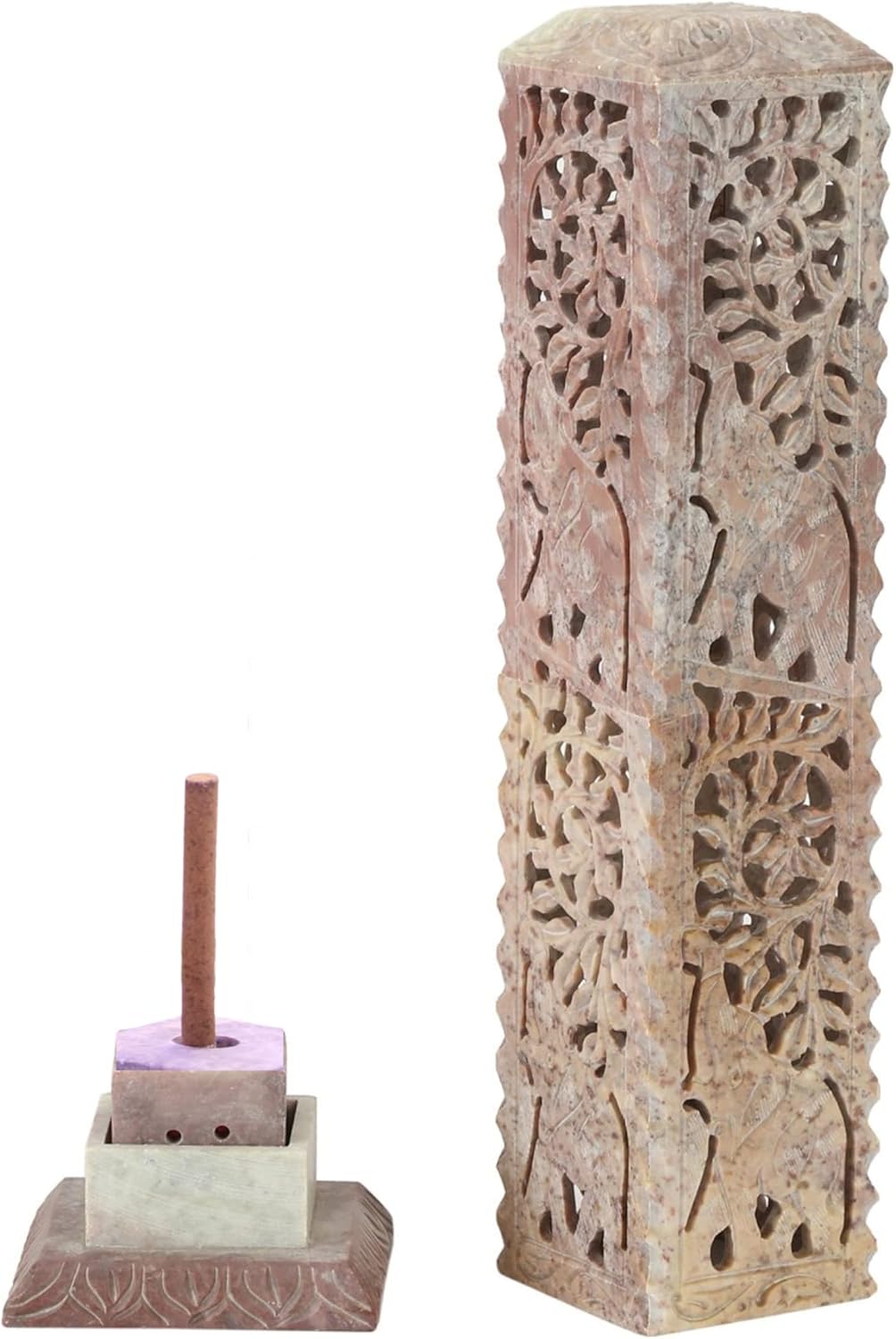 Carry Me Handmade Marble Soapstone Incense Holder