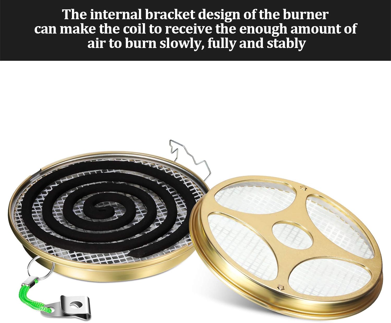 Nuanchu Portable Sandalwood Incense Burner Holder