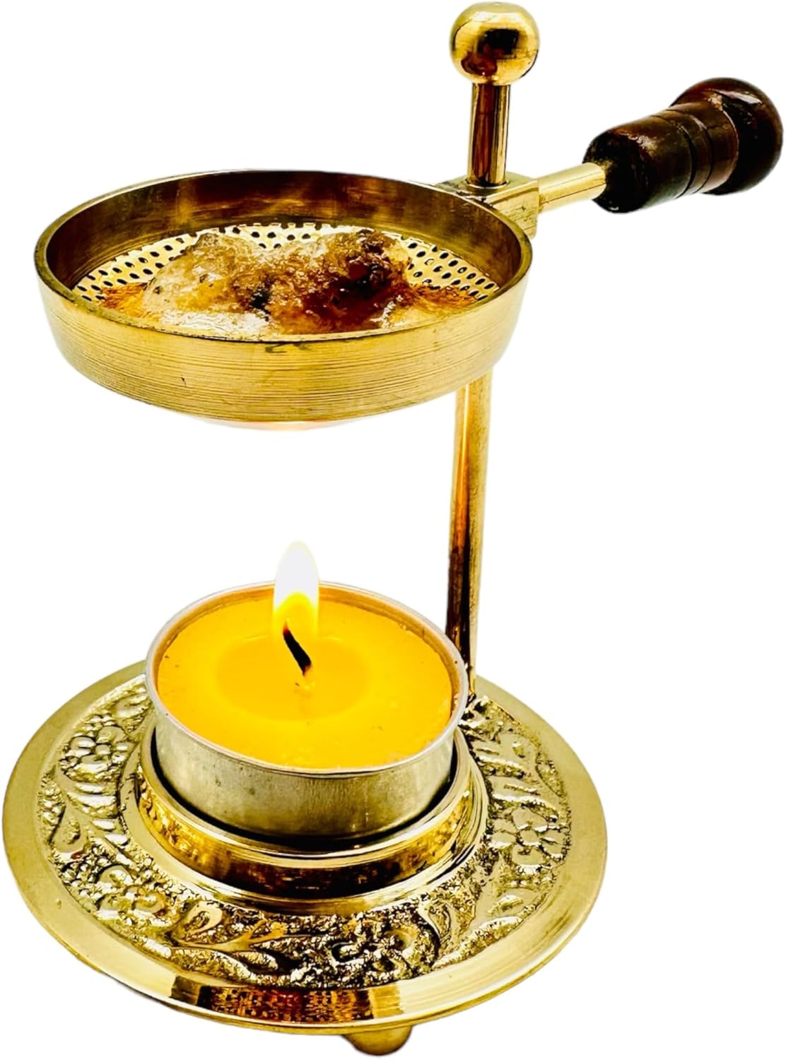 Adjustable Resin Incense Burner with 5 Tealight Candles