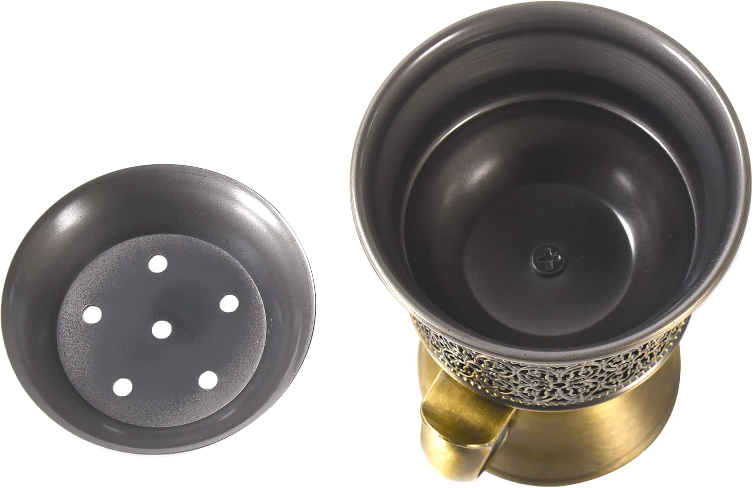 Frankincense Resin Incense Burner with Handle Tongs
