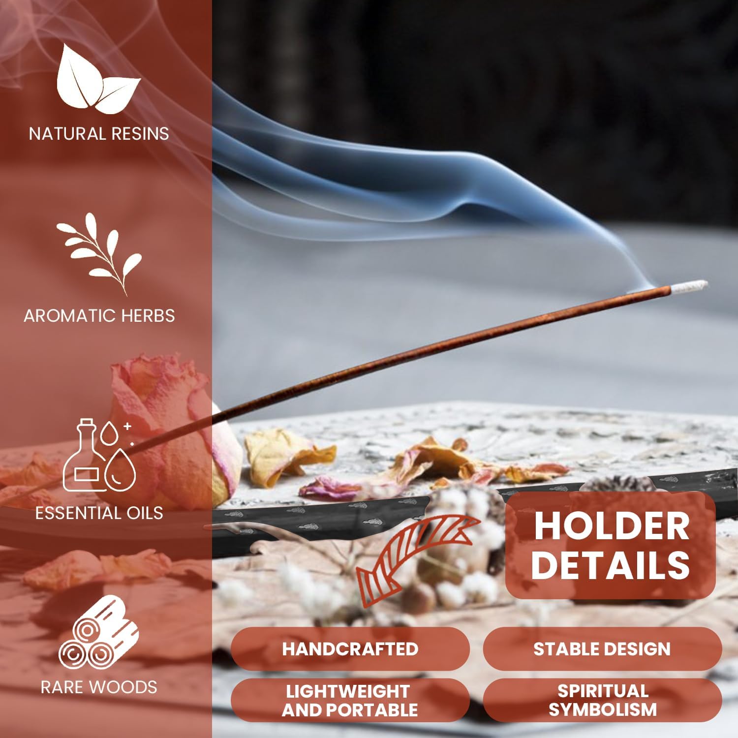 Guruji Divinity Incense Holder Gift Set