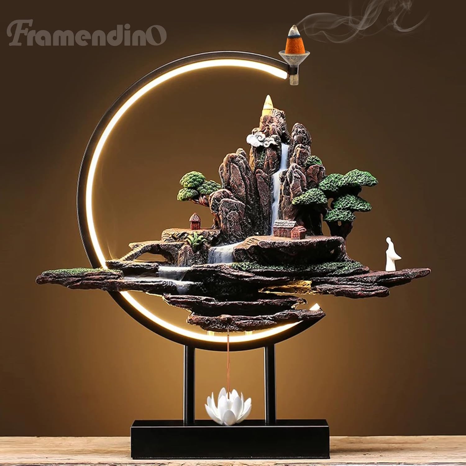 Framendino 6 Pack Metal Incense Cone Holders