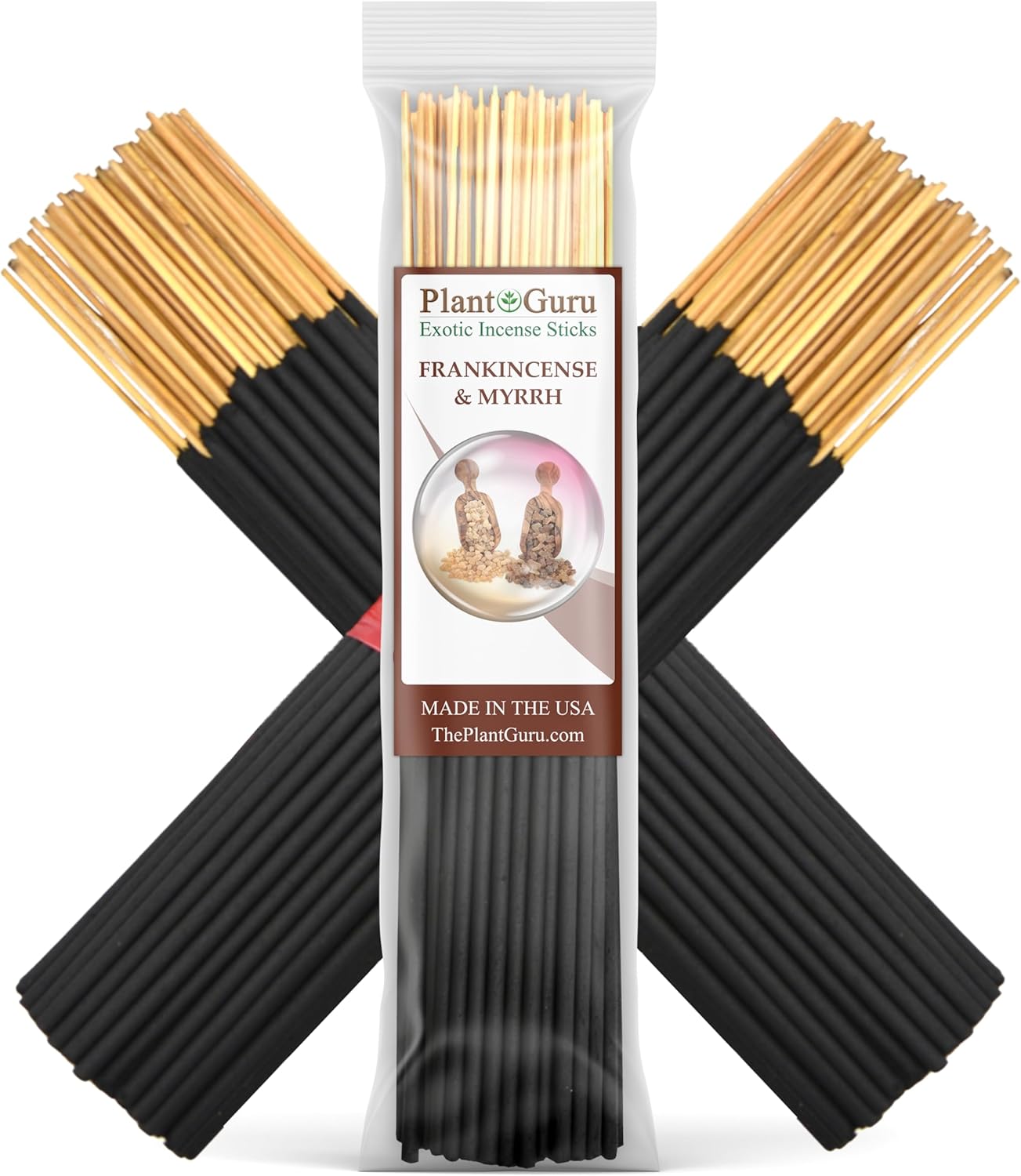 Frankincense and Myrrh Exotic Incense Sticks 7 Inch - 1 Bundle 85-100 Sticks