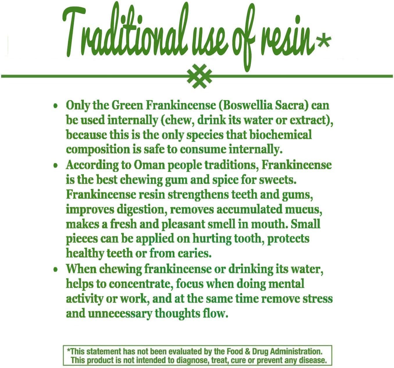 Royal Green Frankincense Hojari Incense 1 oz