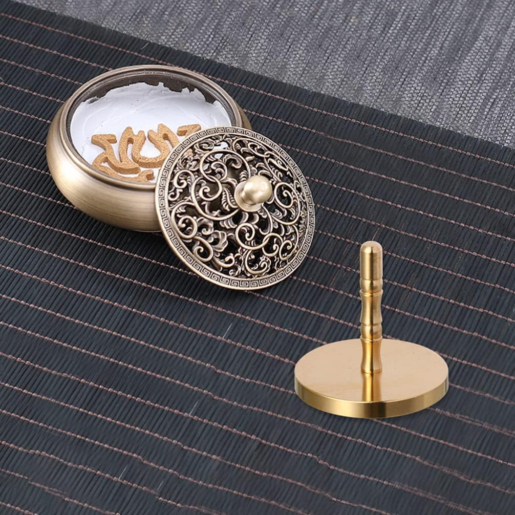 Artibetter Brass Incense Ash Press for Home Fragrance