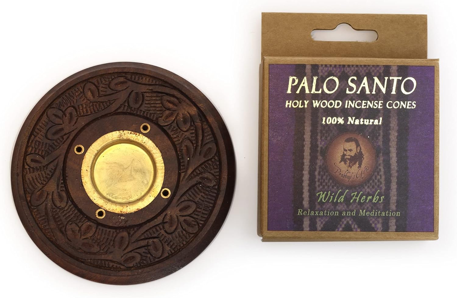 Palo Santo Incense Cones with Burner Kit - 6 Cones
