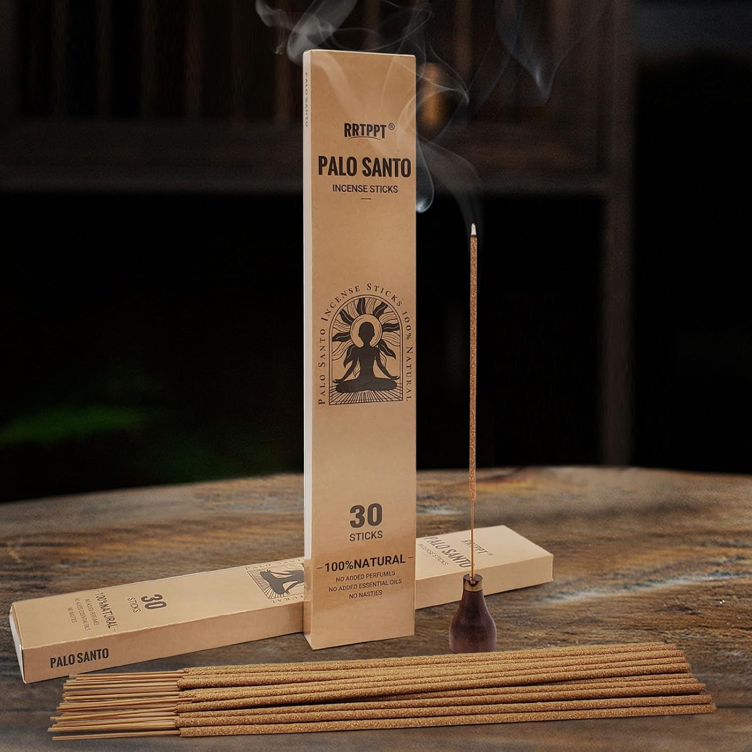 Palo Santo Incense Sticks 30 Count Natural Peruvian