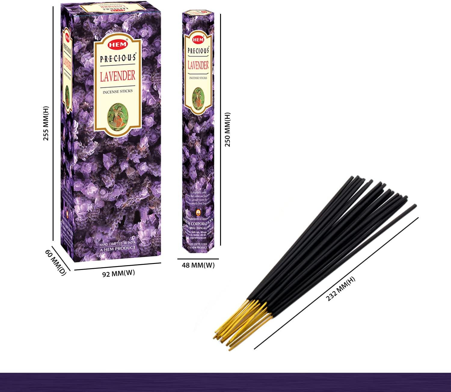 HEM Lavender Incense Sticks Pack of 120