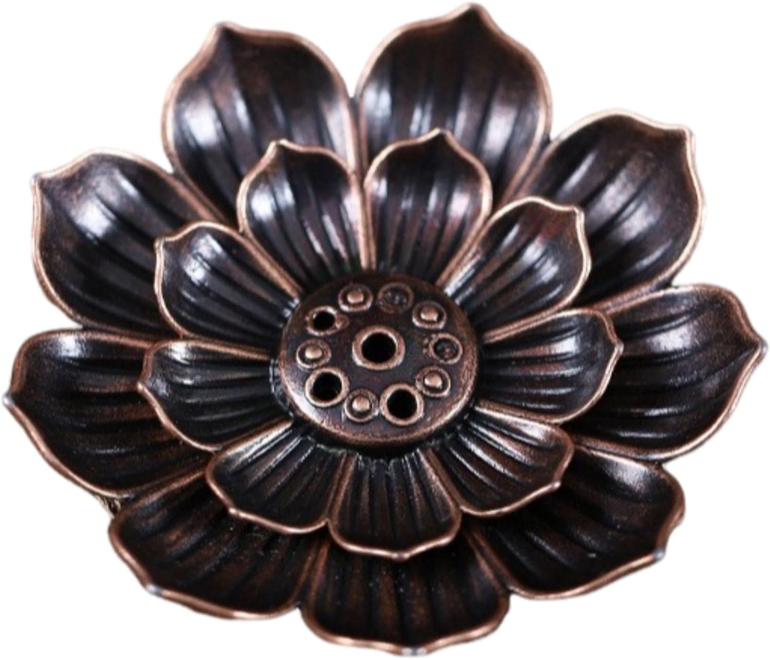 Lotus Stick Incense Holder Alloy Burner Small