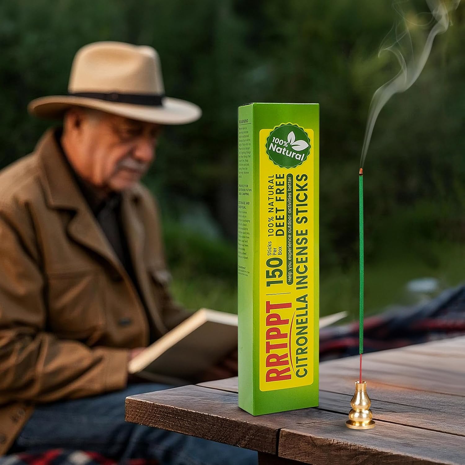 Citronella Incense Sticks 150 Count Natural Oils