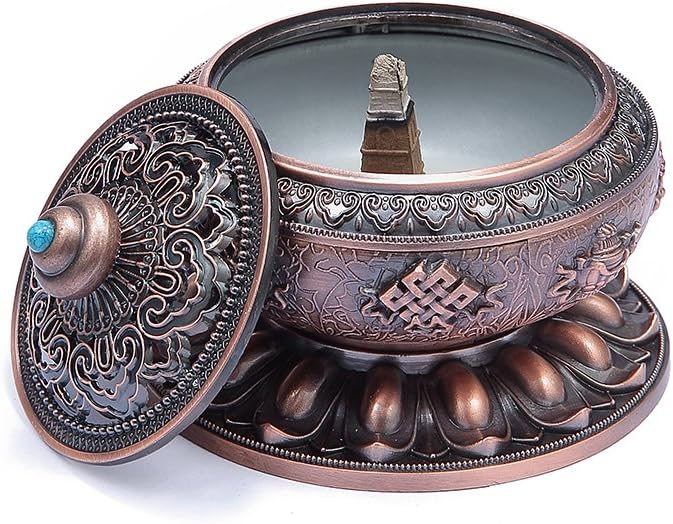 MEDOOSKY Incense Holder Burner Lotus Copper Alloy