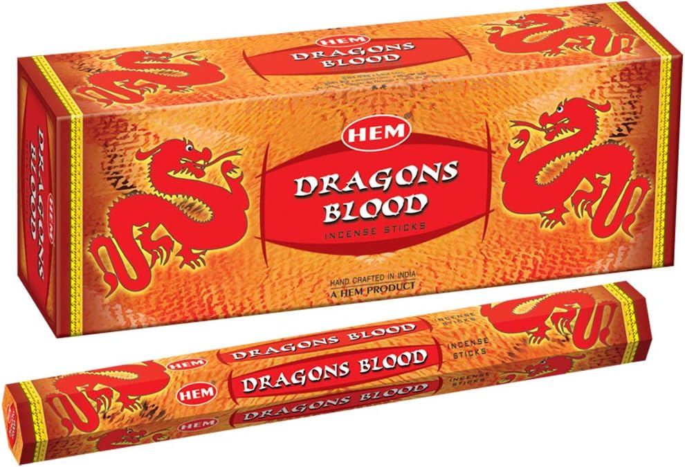 Hem Dragons Blood Incense Sticks 120 Count Box
