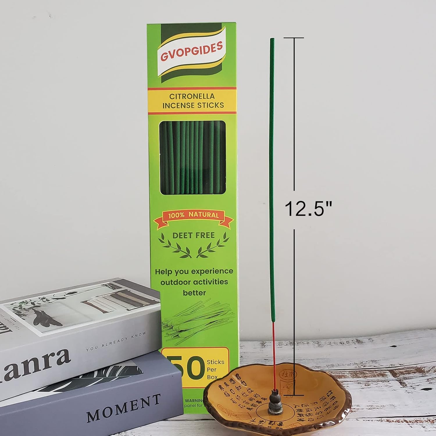 Citronella Incense Sticks 50 Pack Natural