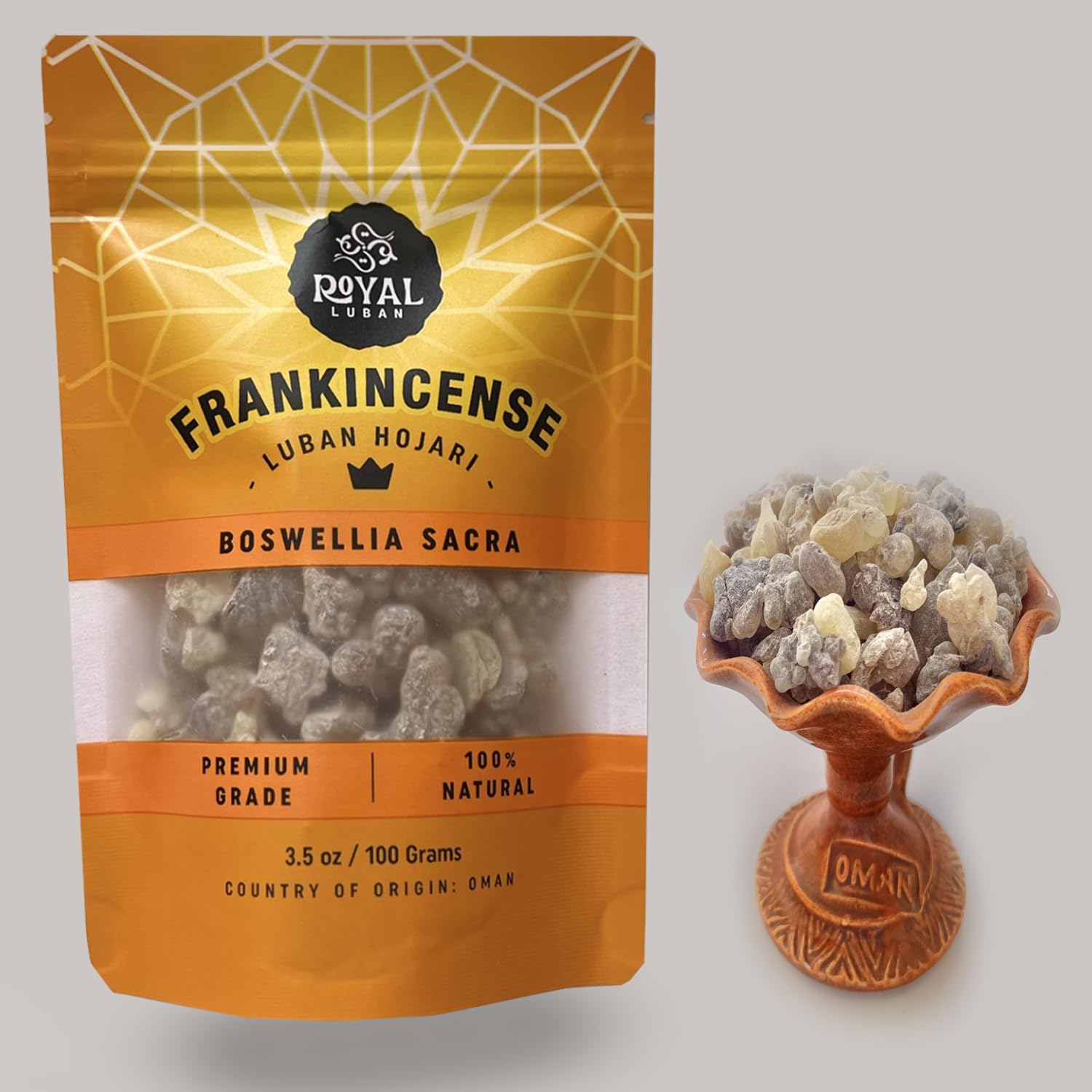 Royal Luban Frankincense Resin Incense 100 Grams