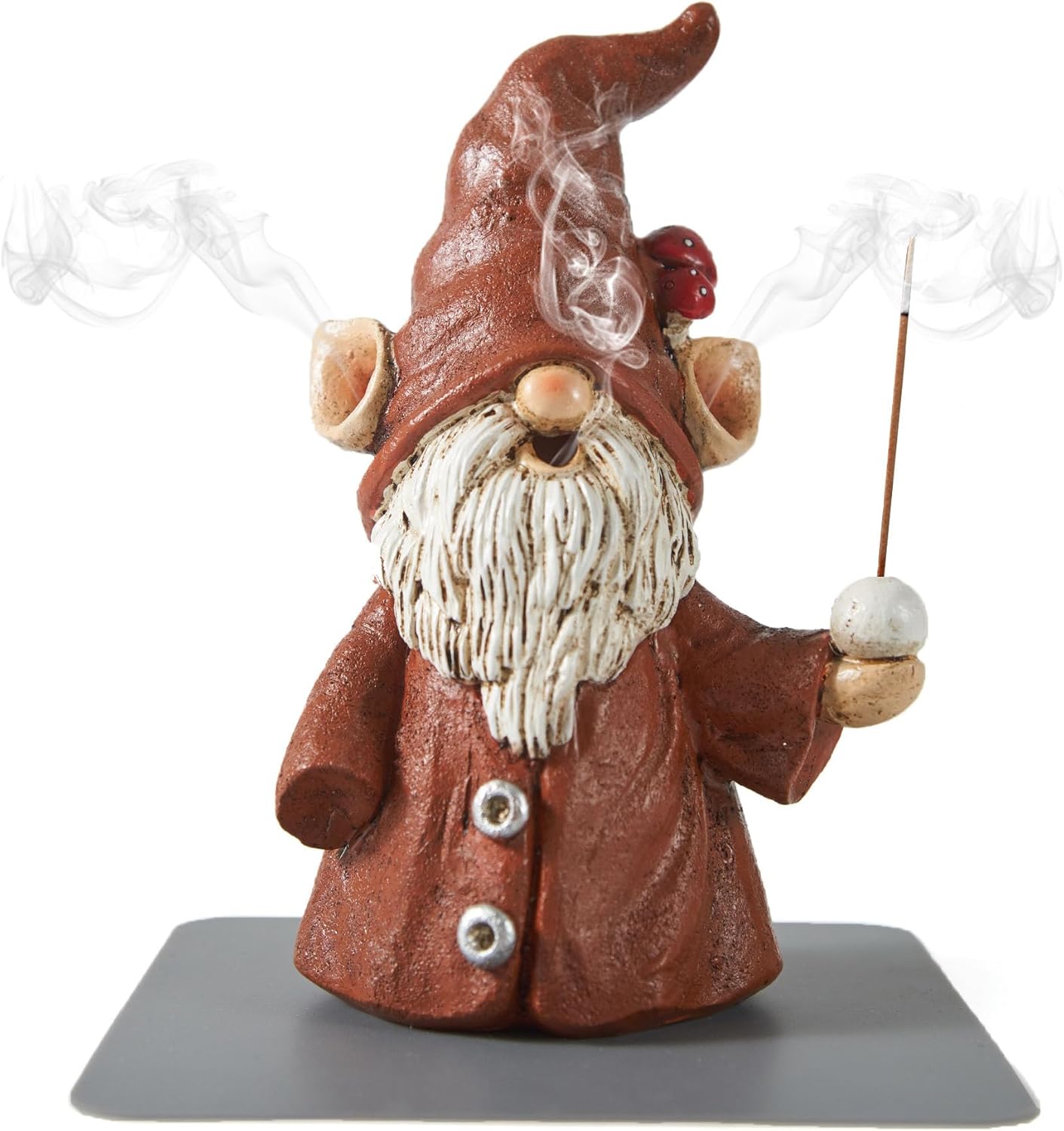 Cute Gnome Incense Holder for Sticks and Cones 1
