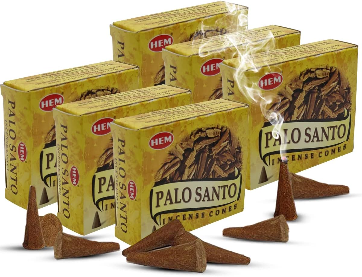 TRUMIRI Palo Santo Incense Cones and Burner Holder Bundle