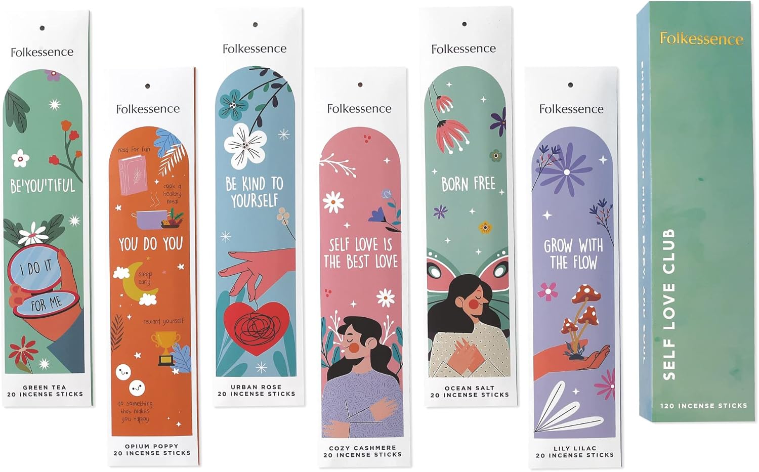 Folkulture Incense Sticks Set of 6 for Relaxation 1