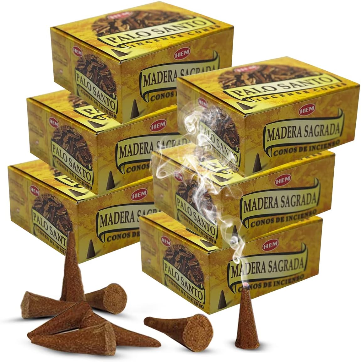TRUMIRI Palo Santo Incense Cones and Burner Holder Bundle