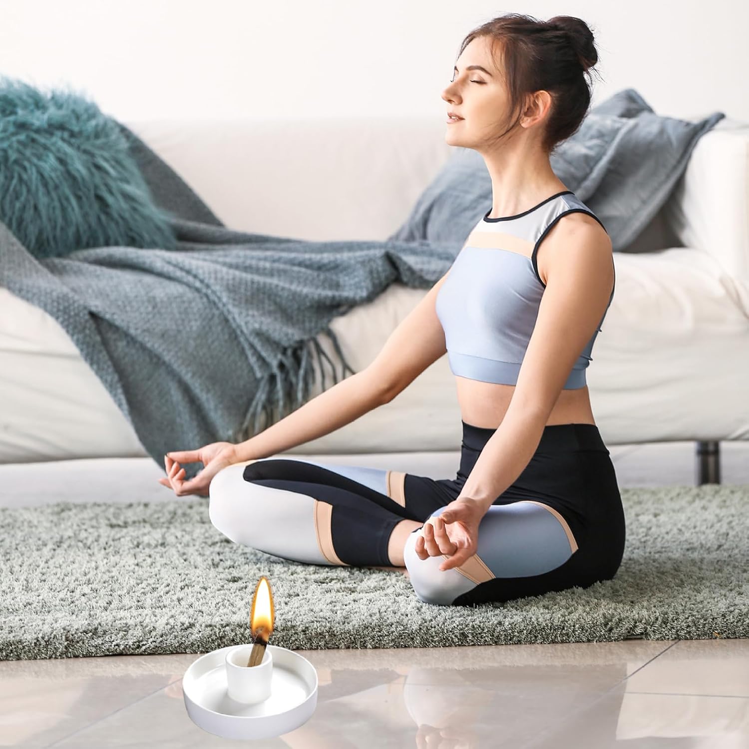 4-in-1 Smudge Bowl Incense Burner Holder