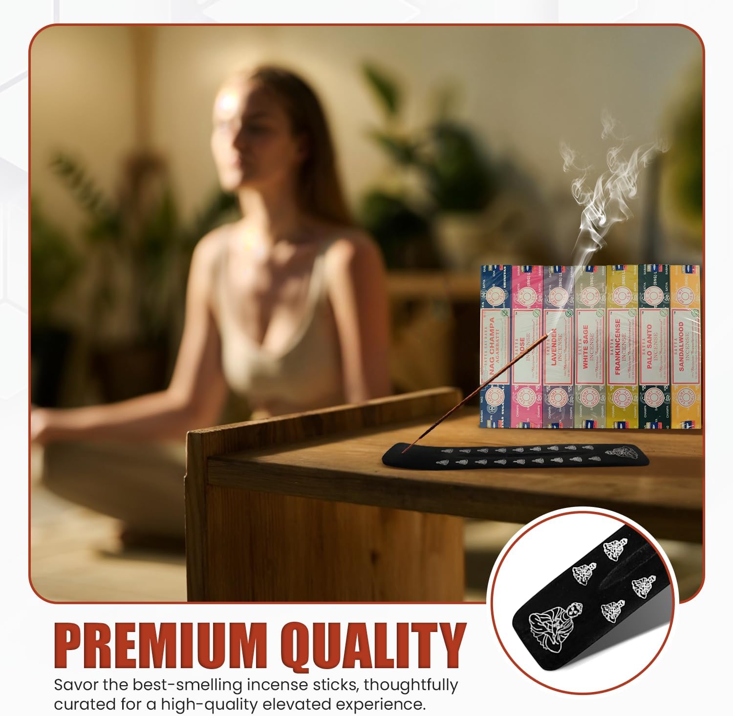 Guruji Divinity Incense Holder Gift Set