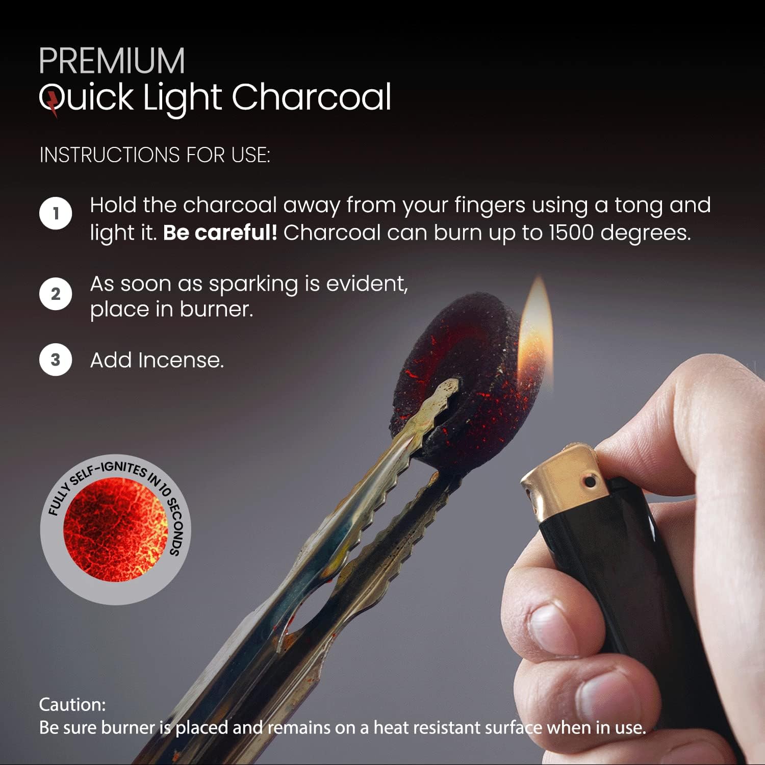 Sunlight Premium Charcoal Tablets for Incense - 100 Discs