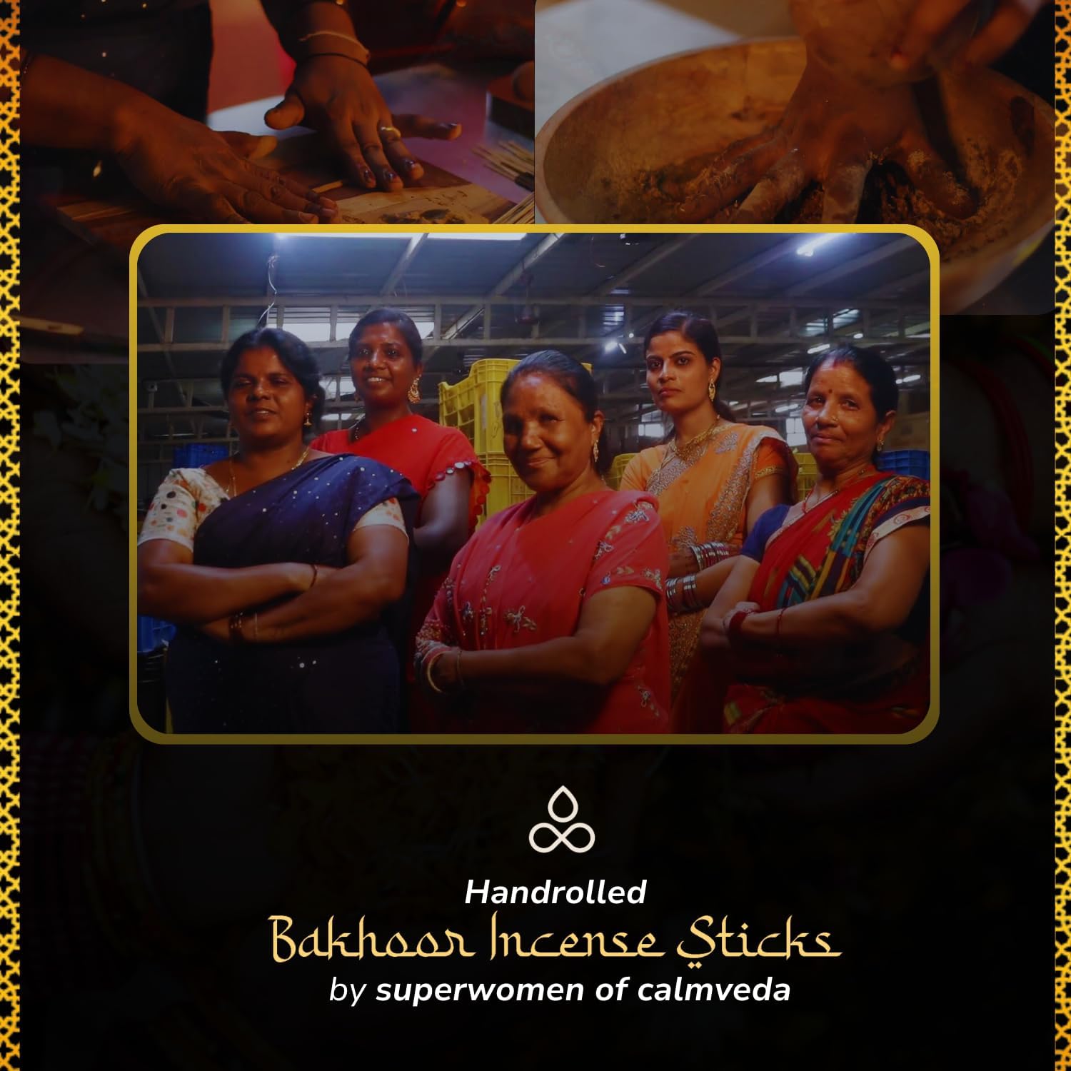 Calmveda Arabian Oud Bakhoor Incense Sticks - 3 Variants 40 Sticks
