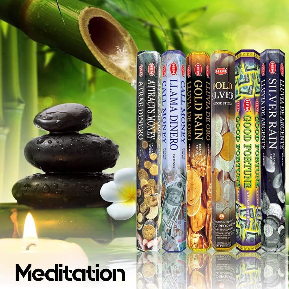 HEM Assorted Hexa Combo Incense Sticks