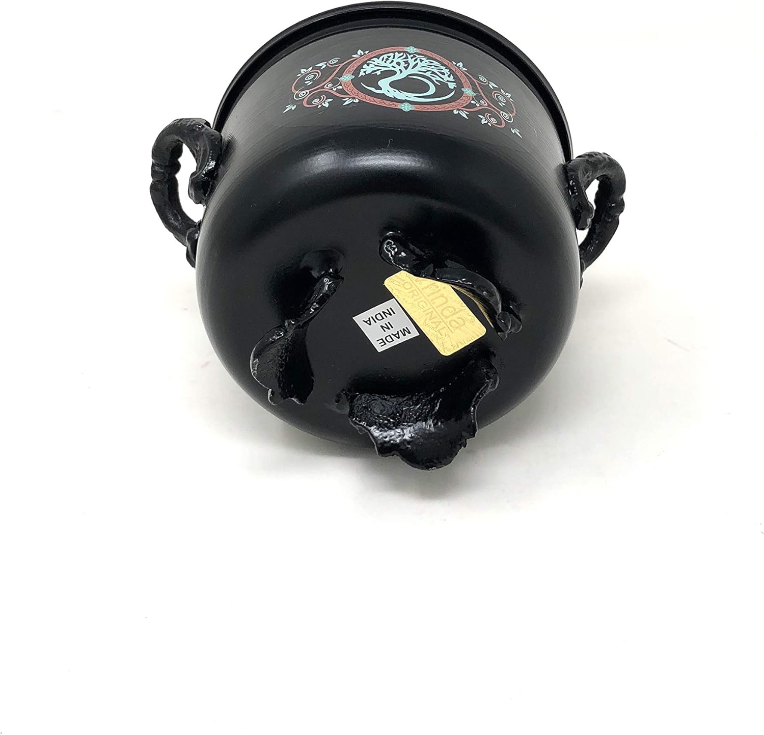 Vrinda Tree of Life Iron Incense Burner - Decorative for Meditation and Rituals