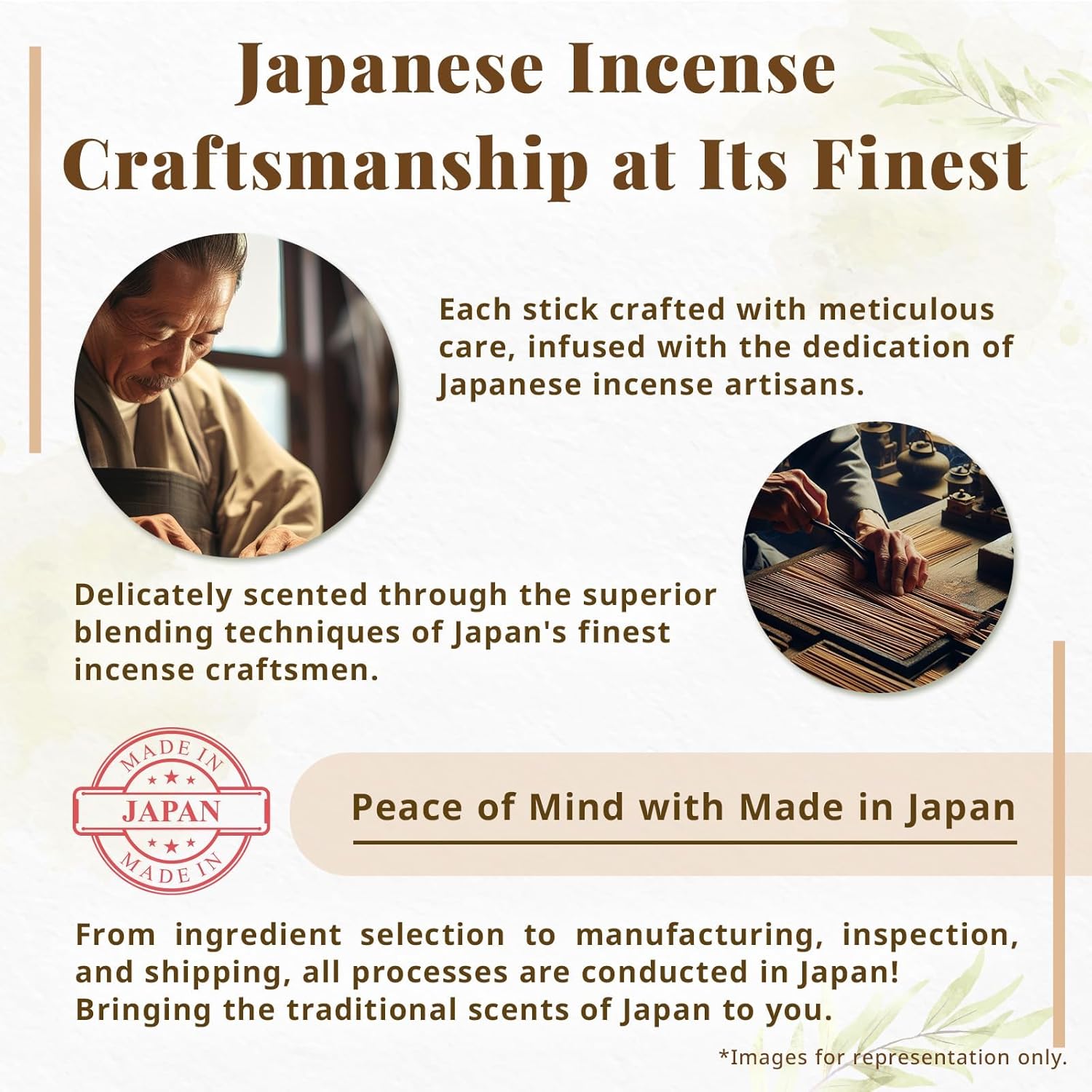 Hasegawa Ink Essence Incense - 30 Sticks Smokeless Zen Aroma