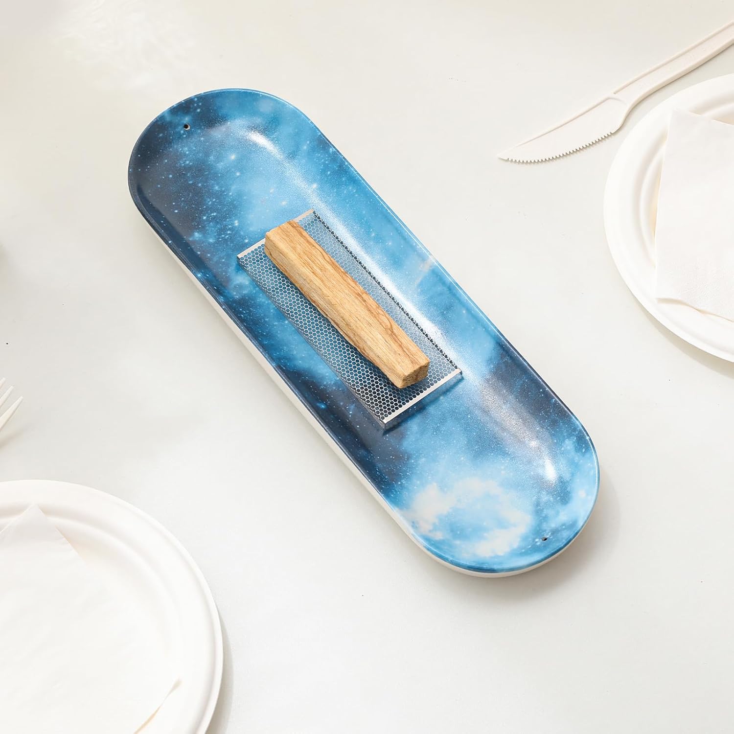 Ceremony Porcelain Incense Holder with 60 Sticks