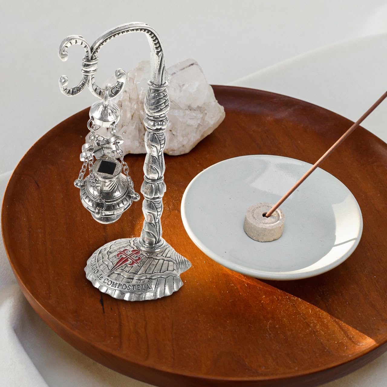 Amosfun Retro Incense Burner Vintage Decor