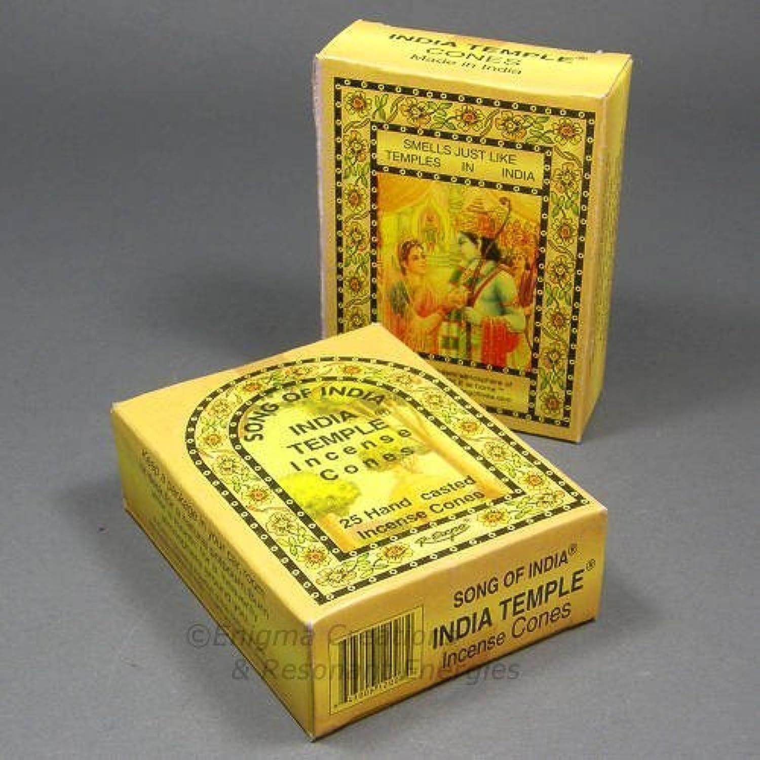 Song of India India Temple Incense Cones 2 Pack 50 Total