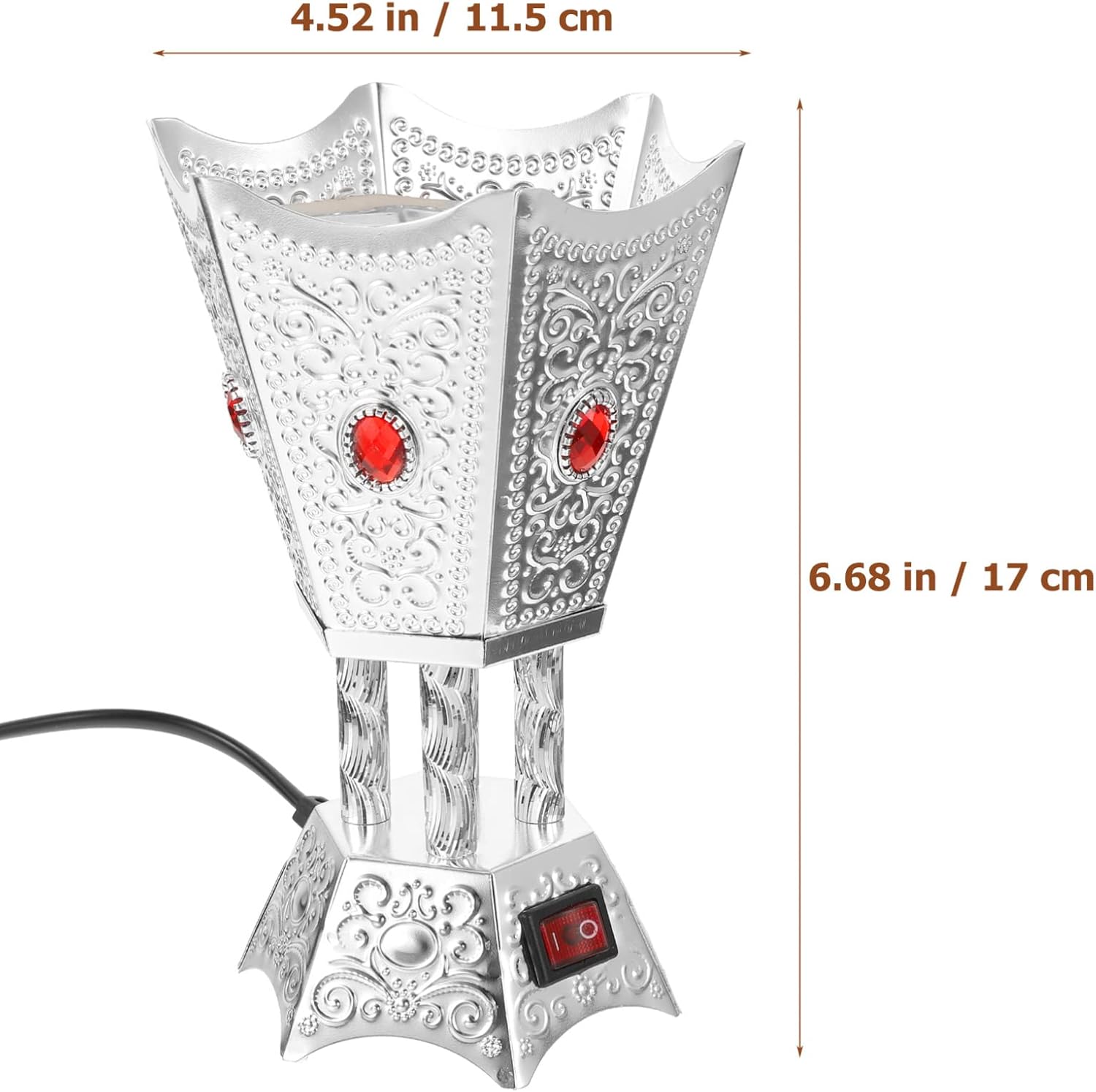 SEWACC Bakhoor Electric Incense Burner Silver