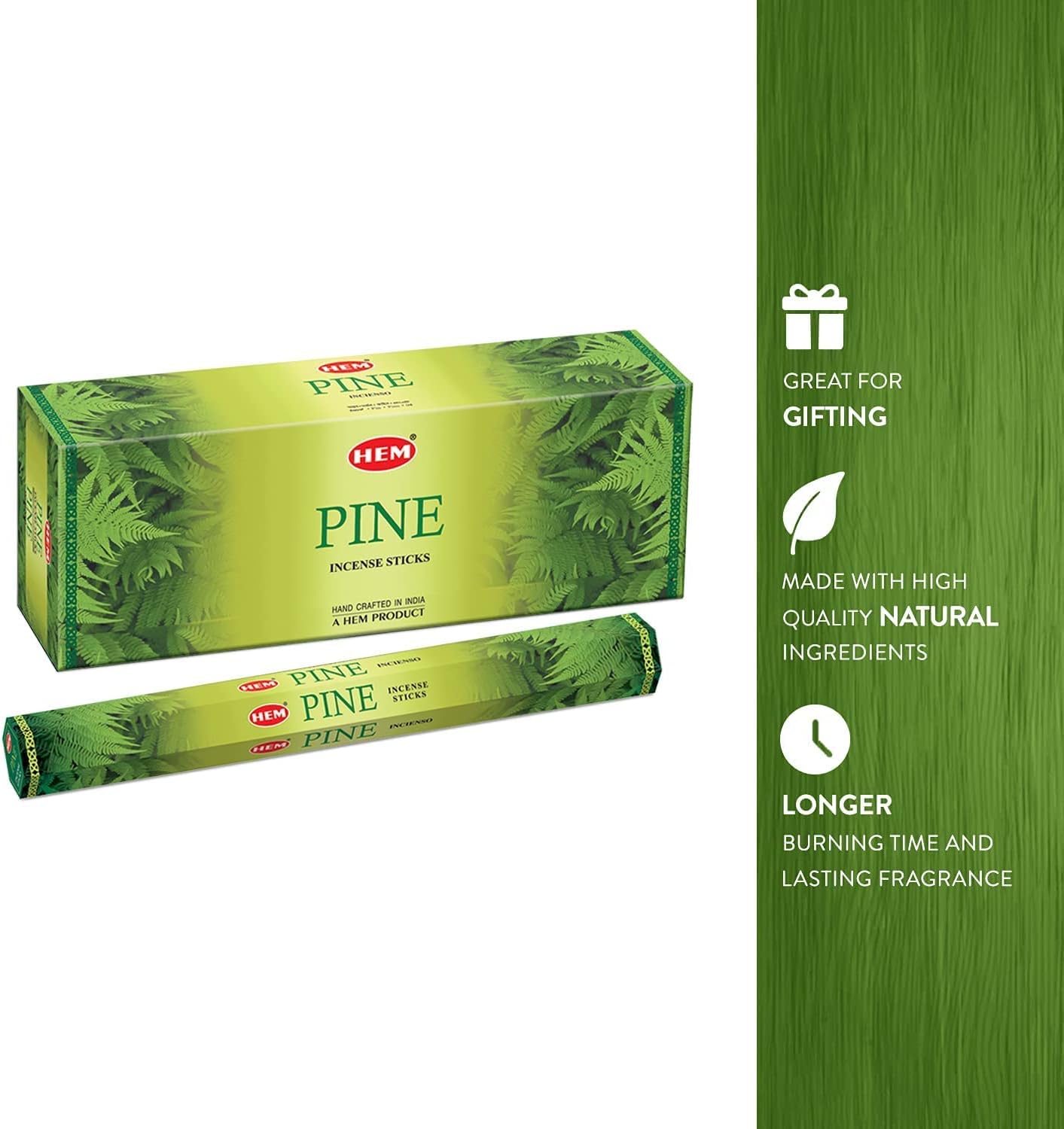 HEM Pine Incense Sticks 20 Per Tube 6 Pack