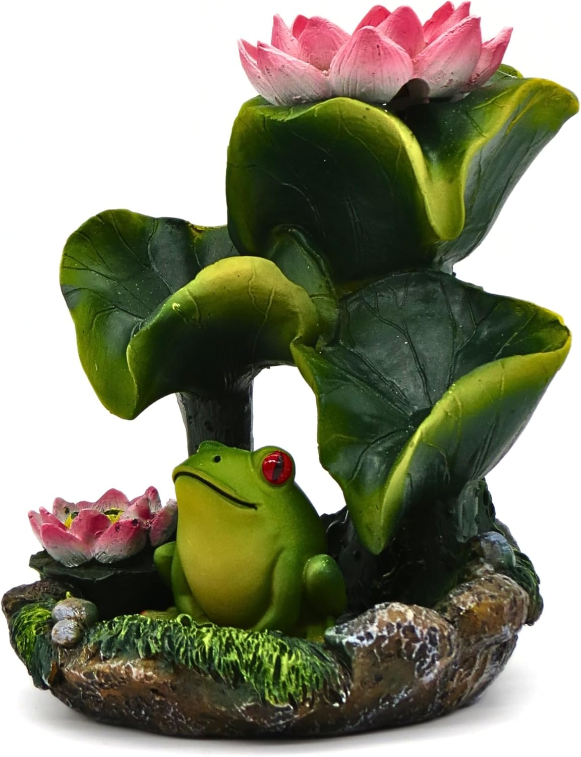 Fantasy Gifts Frog Under Lily Pads Incense Holder