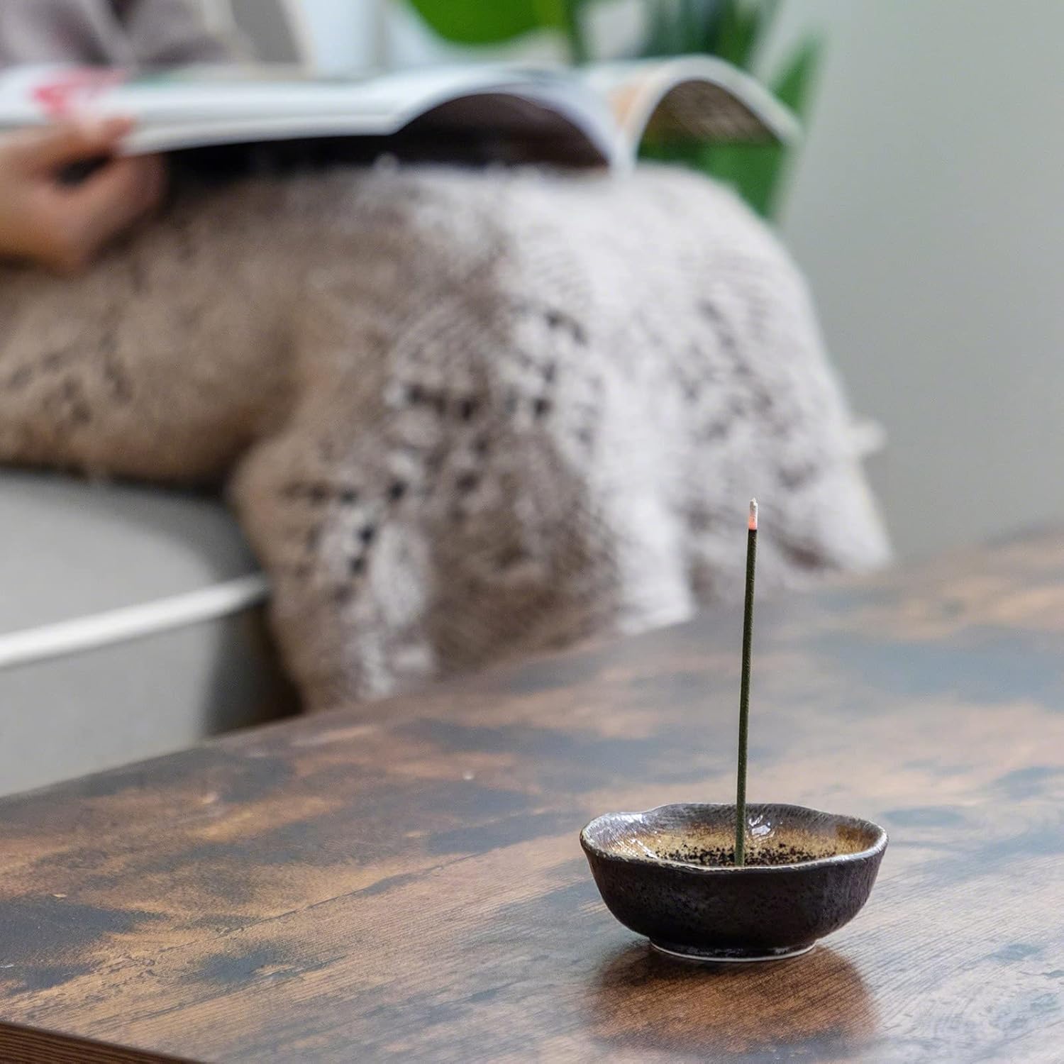 Asayu Japan Mini Incense Holder Set for Relaxation Yoga