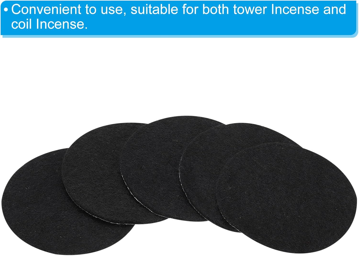 PATIKIL 24 Inch Incense Burner Pad 20 Pack