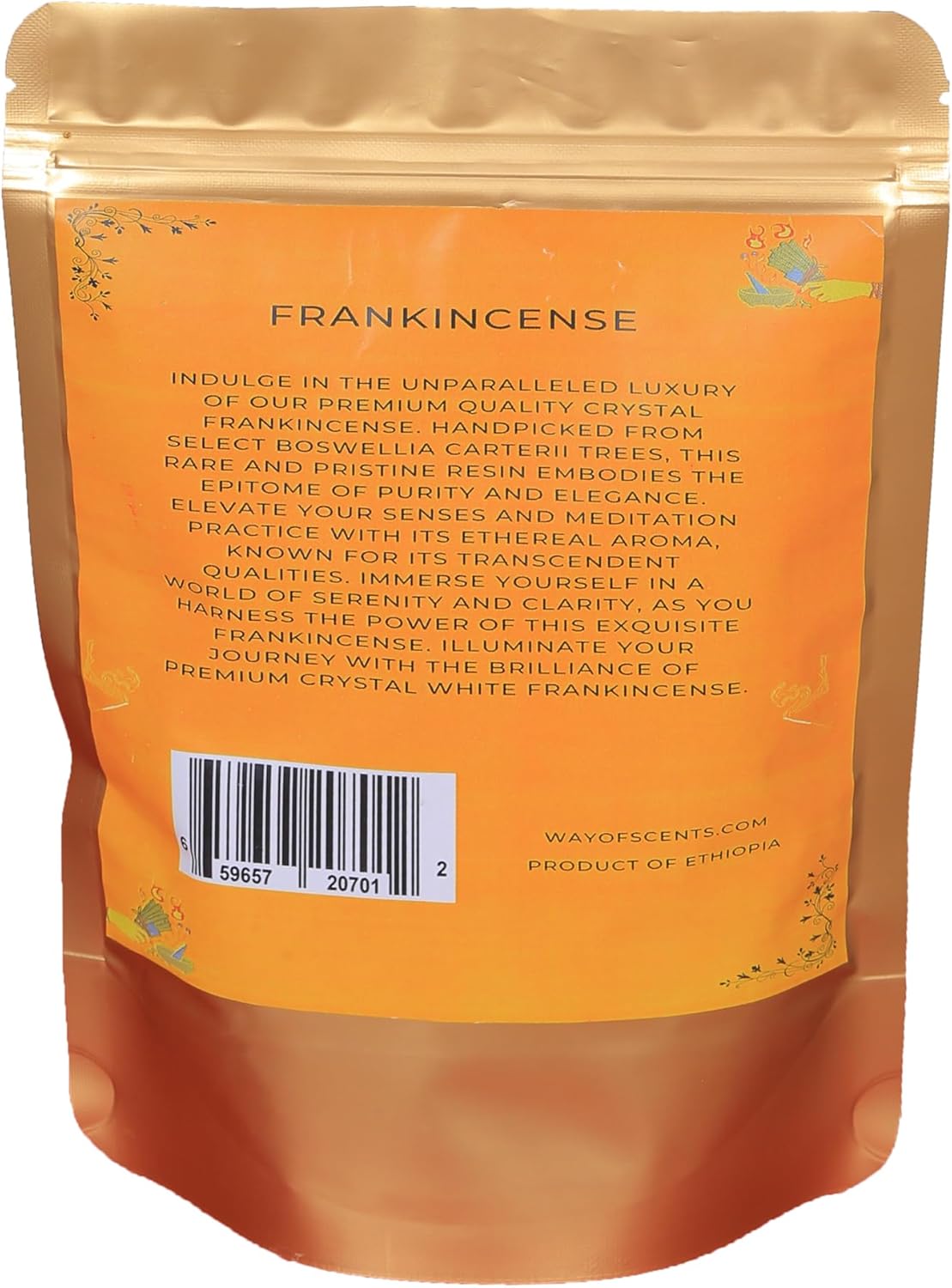 WayOfScents Pure Rare Frankincense Resin 4 Ounces Organic
