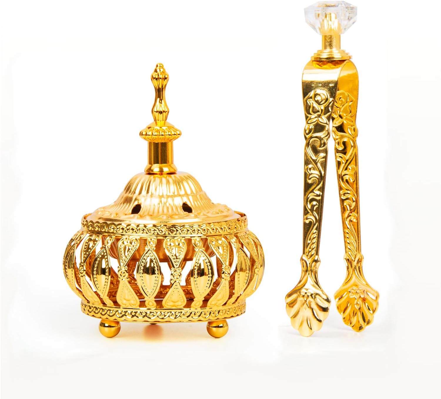 Golden Incense Holder for Aromatherapy Yoga Meditation
