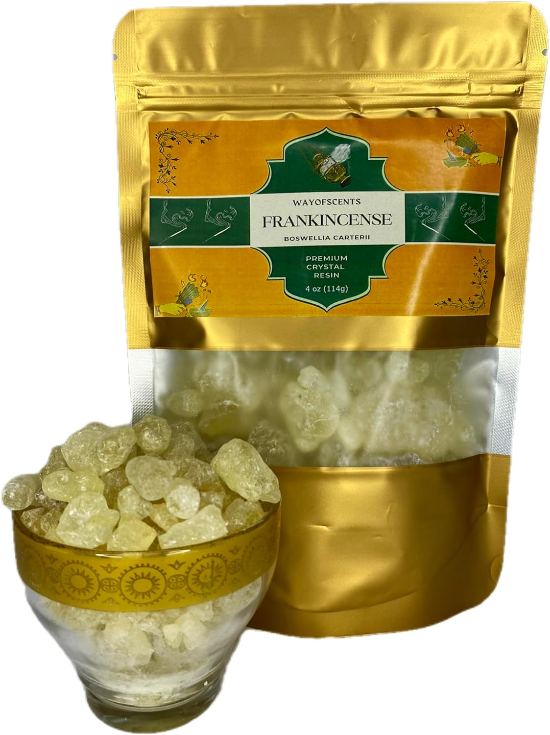 WayOfScents Pure Rare Frankincense Resin 4 Ounces Organic