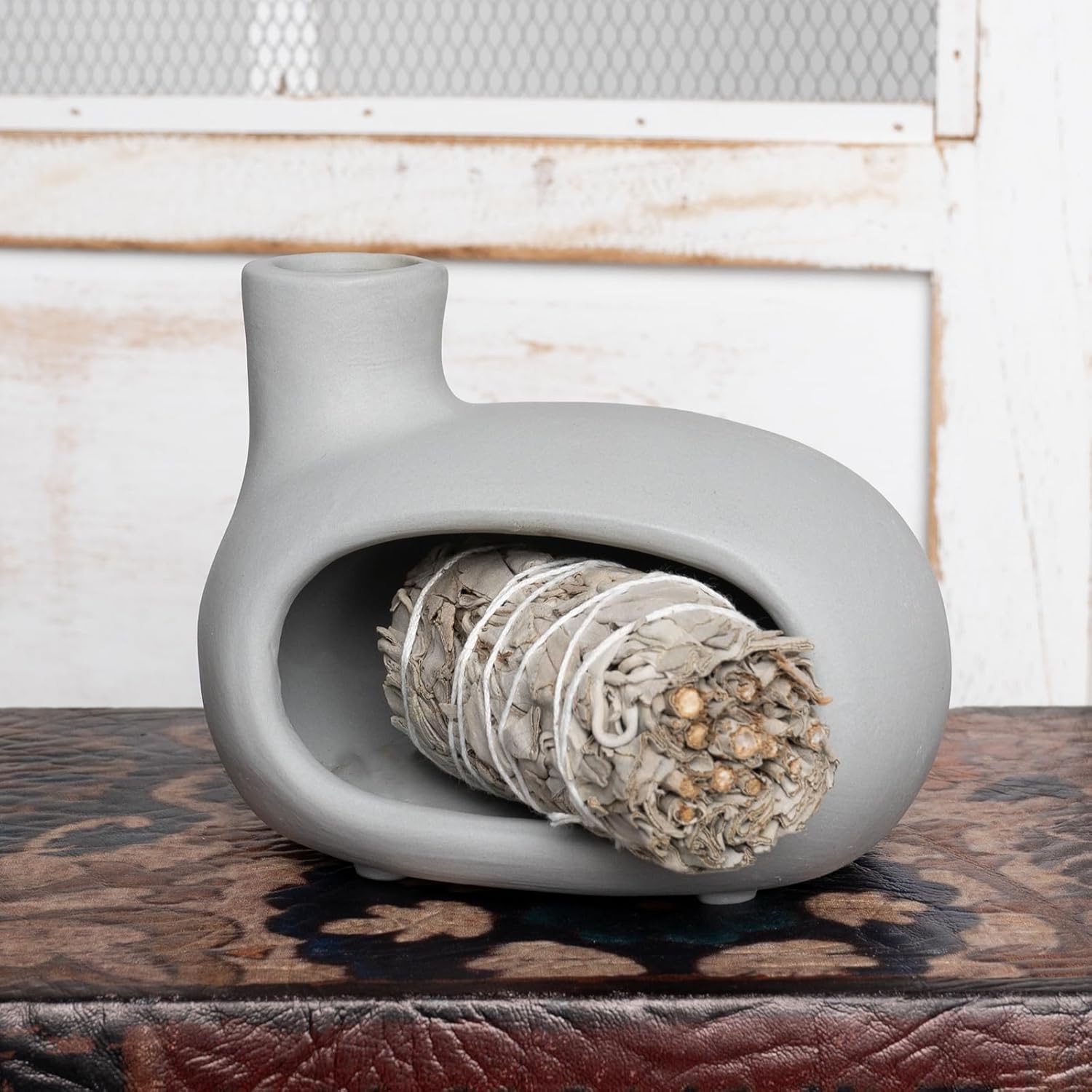 Modern Terracotta Palo Santo Holder Incense Burner