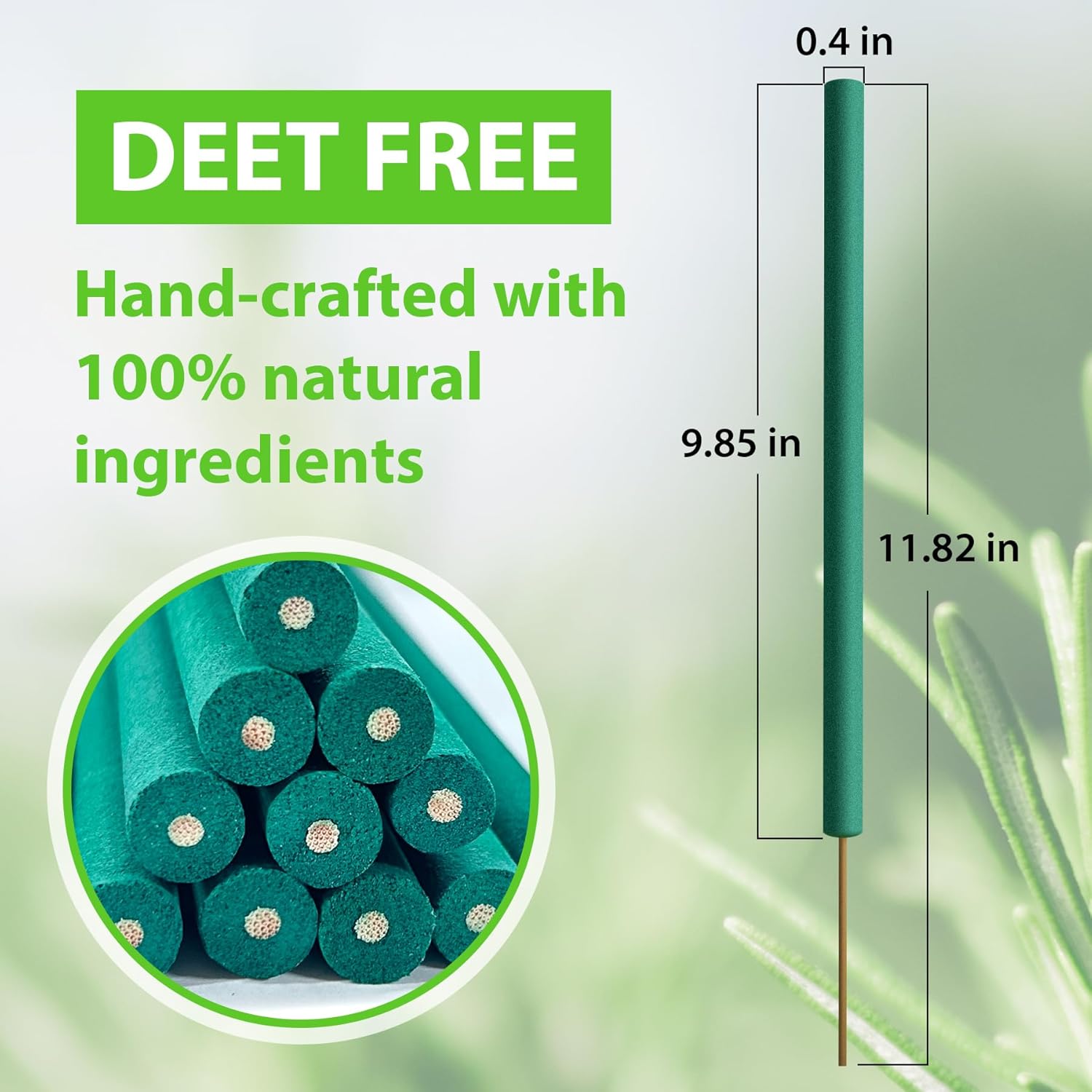 BugBai Mosquito Repellent Incense Sticks 24PCS