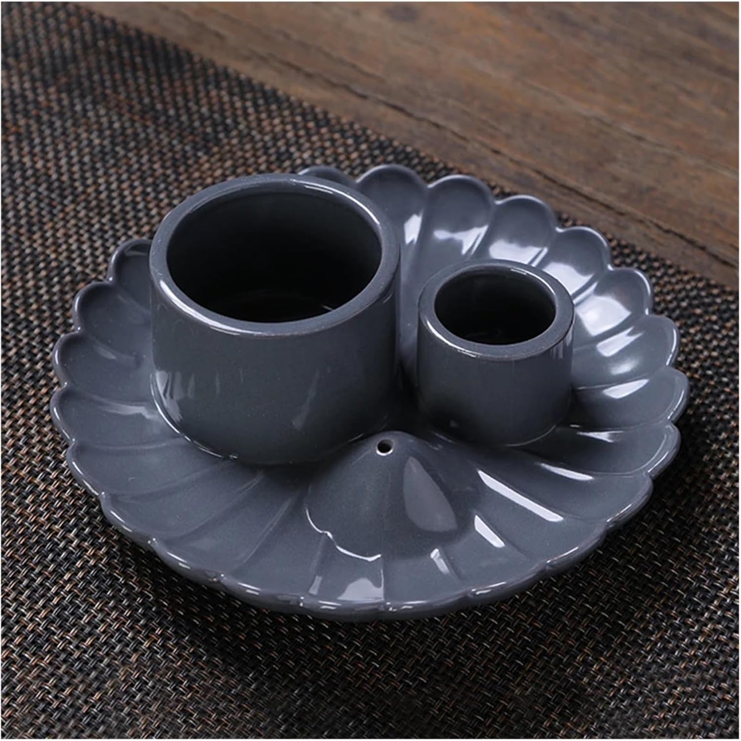 Ceramic Incense Holder with Detachable Stick Slot and Five Holes