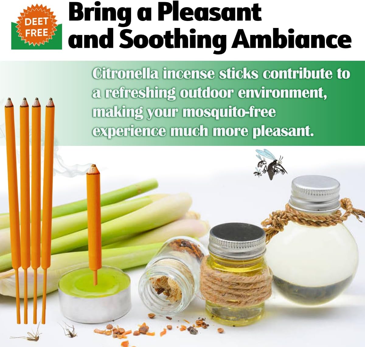 Extra Large Mosquito Repellent Sticks 24 Pack