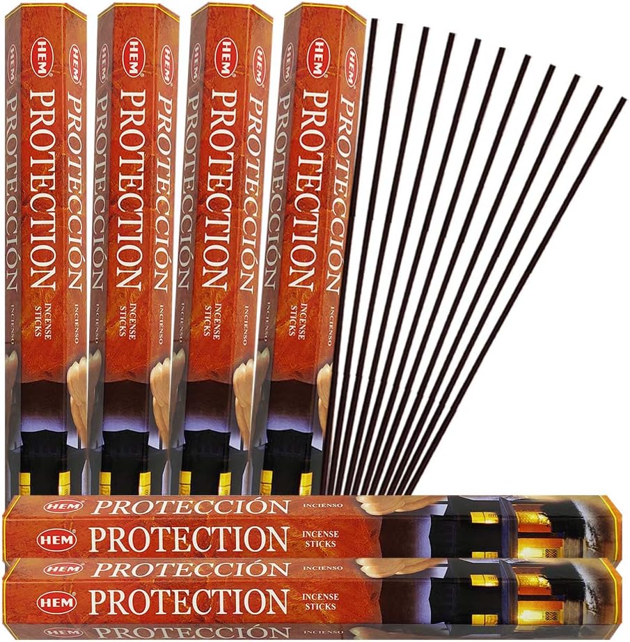 Protection Incense Sticks and Holder Bundle