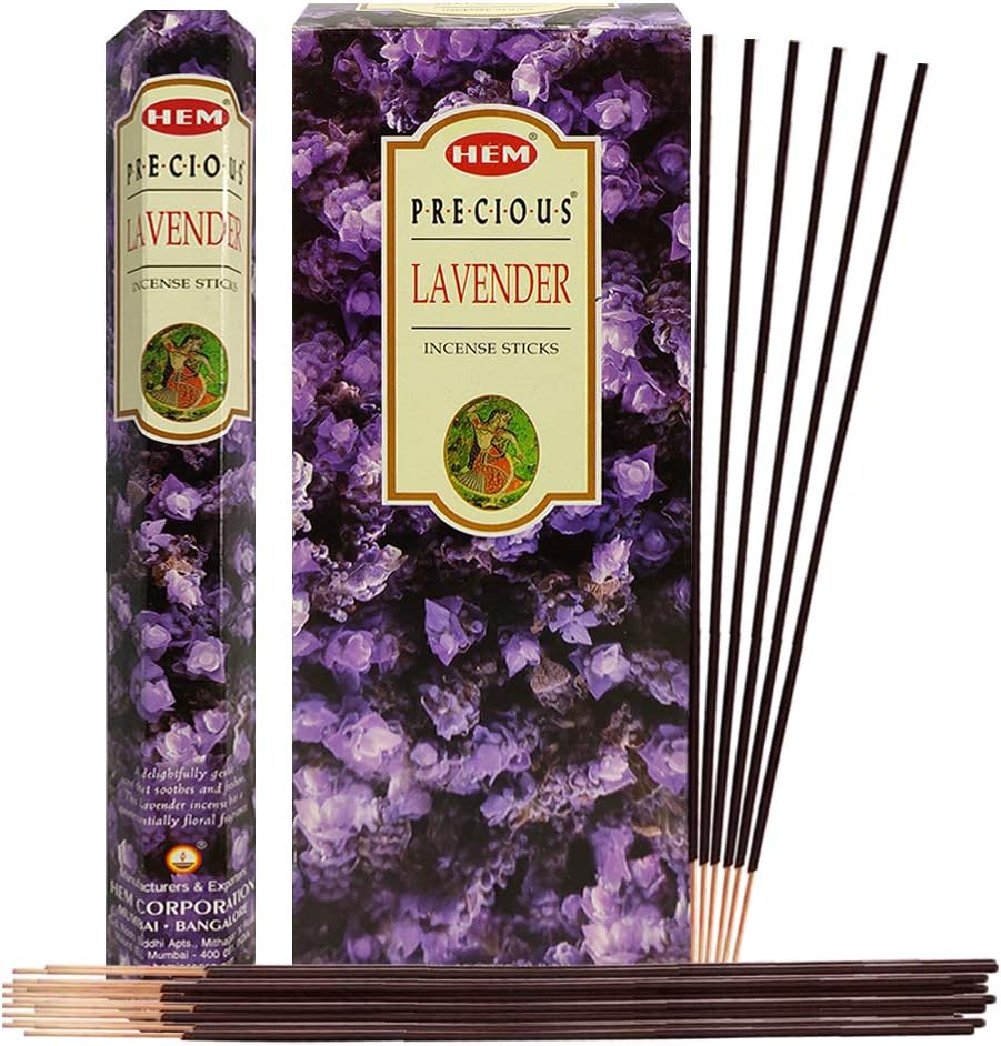 Trumiri Incense Stick Holder Bundle with Lavender Incense Sticks - Pack of 6