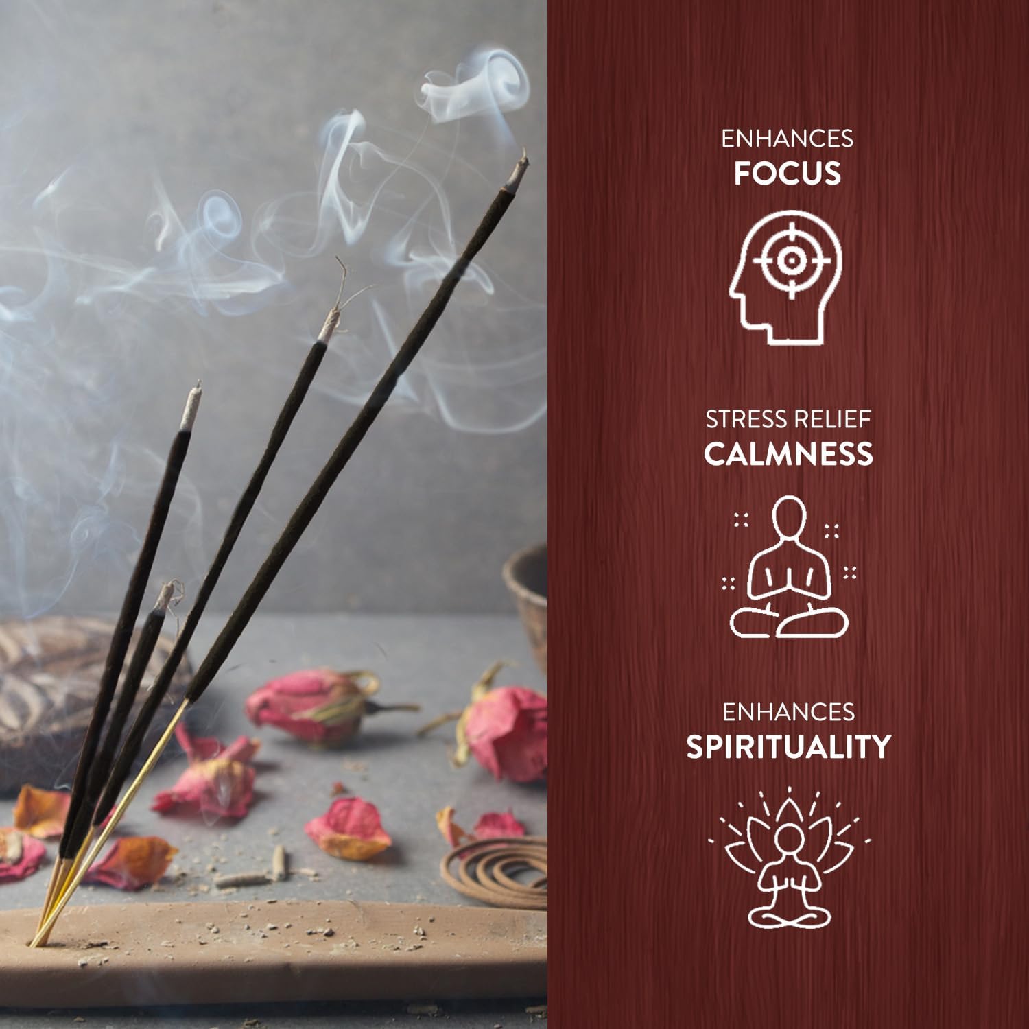HEM Sandalwood Incense Sticks Pack of 6 120 Count 301g