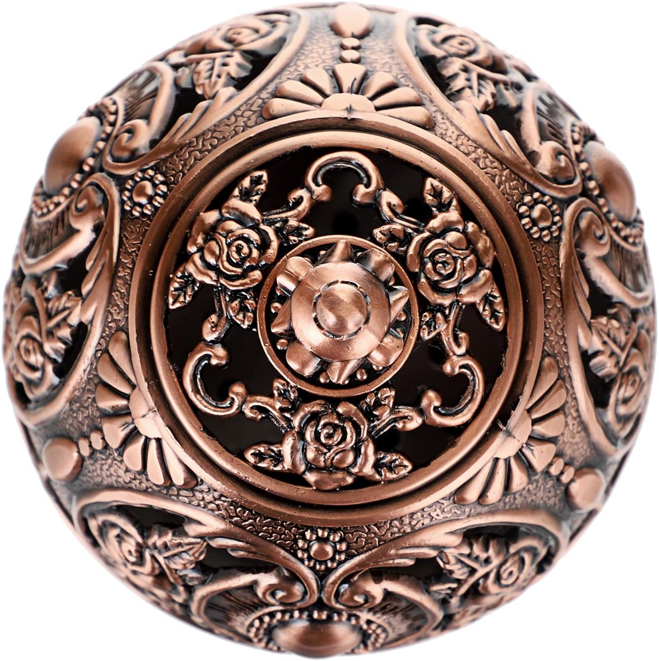 JUXYES Vintage Incense Burner Holder Metal Censer