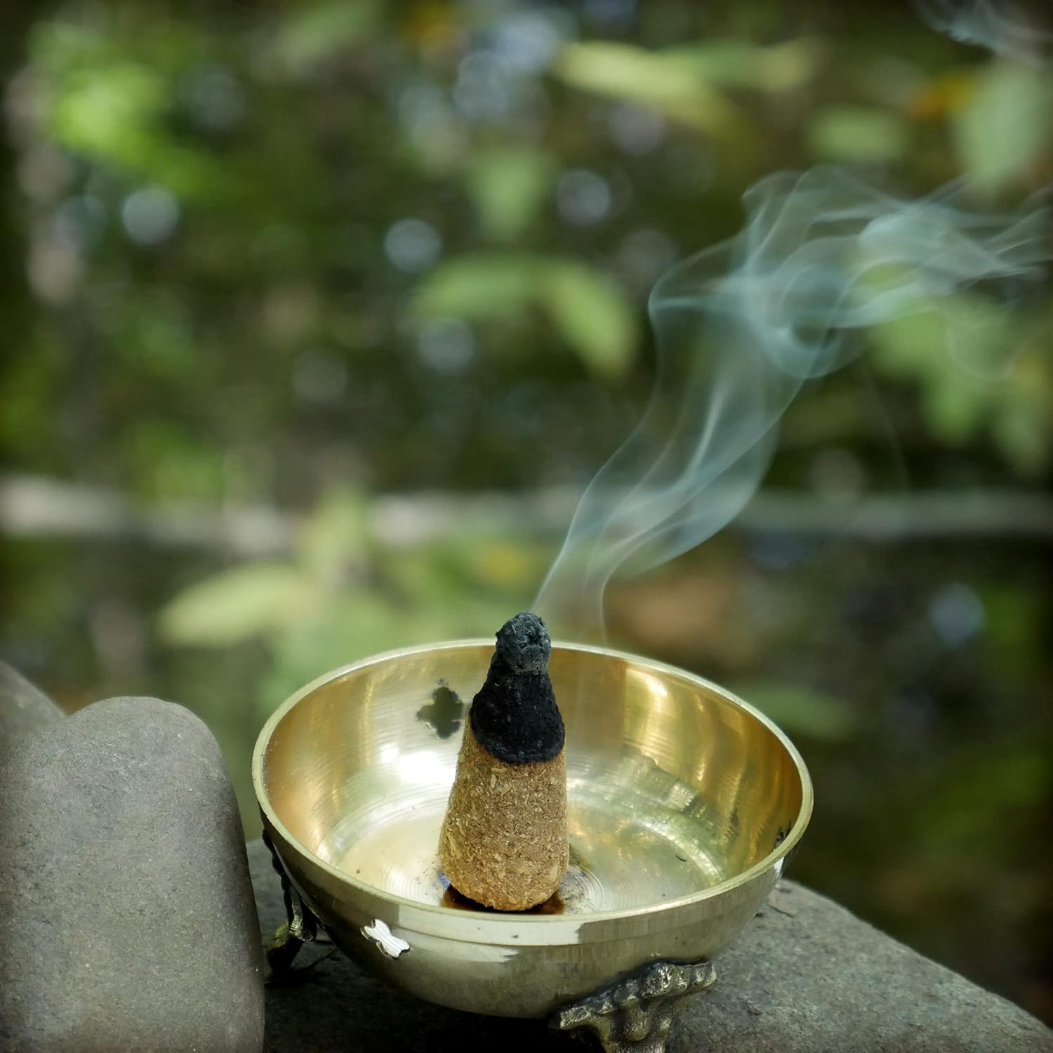 Palo Santo Incense Cones with Burner Kit - 6 Cones
