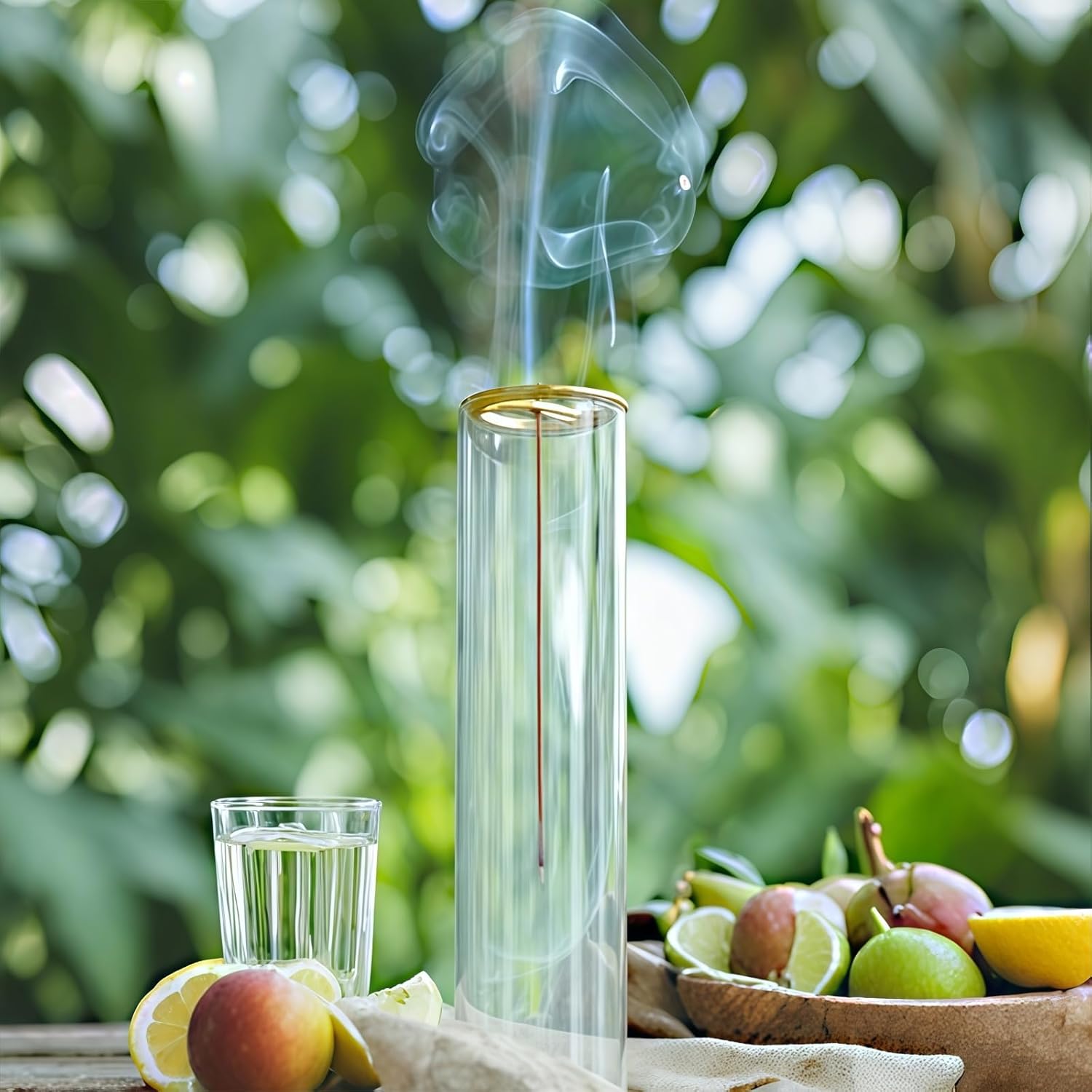 Gramstormax Incense Holder with Glass Ash Catcher